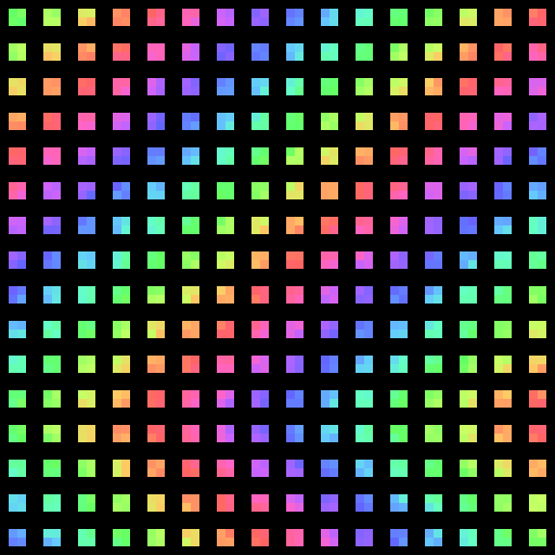 Animated RGB Squares #3 static token preview