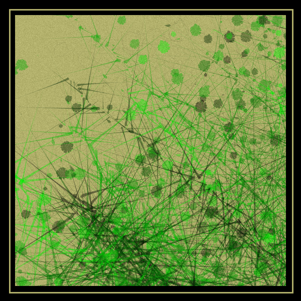 Abstract painting - vegetation #13 static token preview