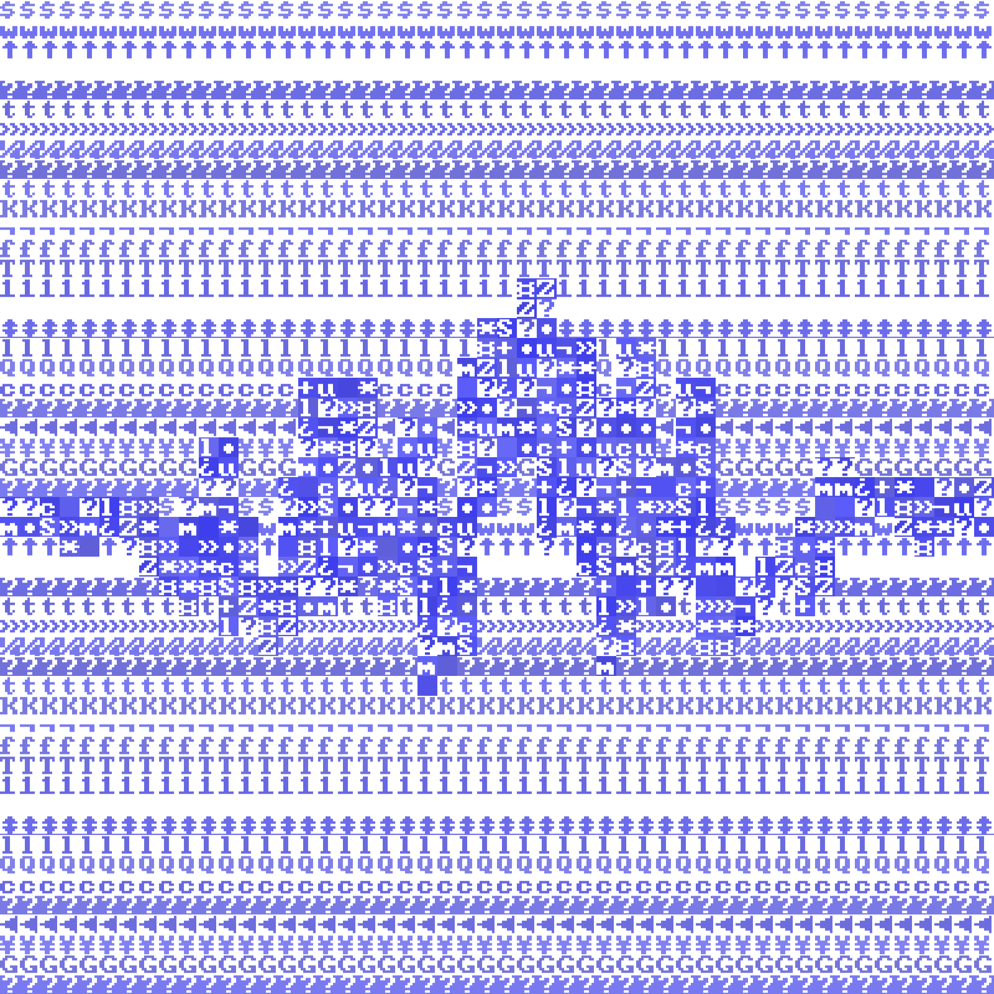 ASCII Squigl #14 static token preview