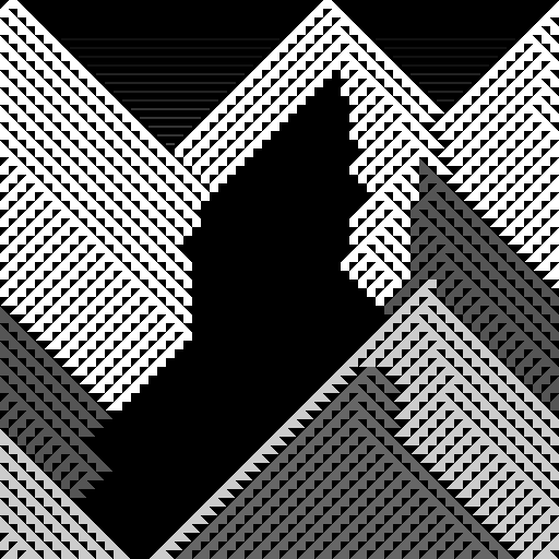 Cellular Mountains #23 static token preview