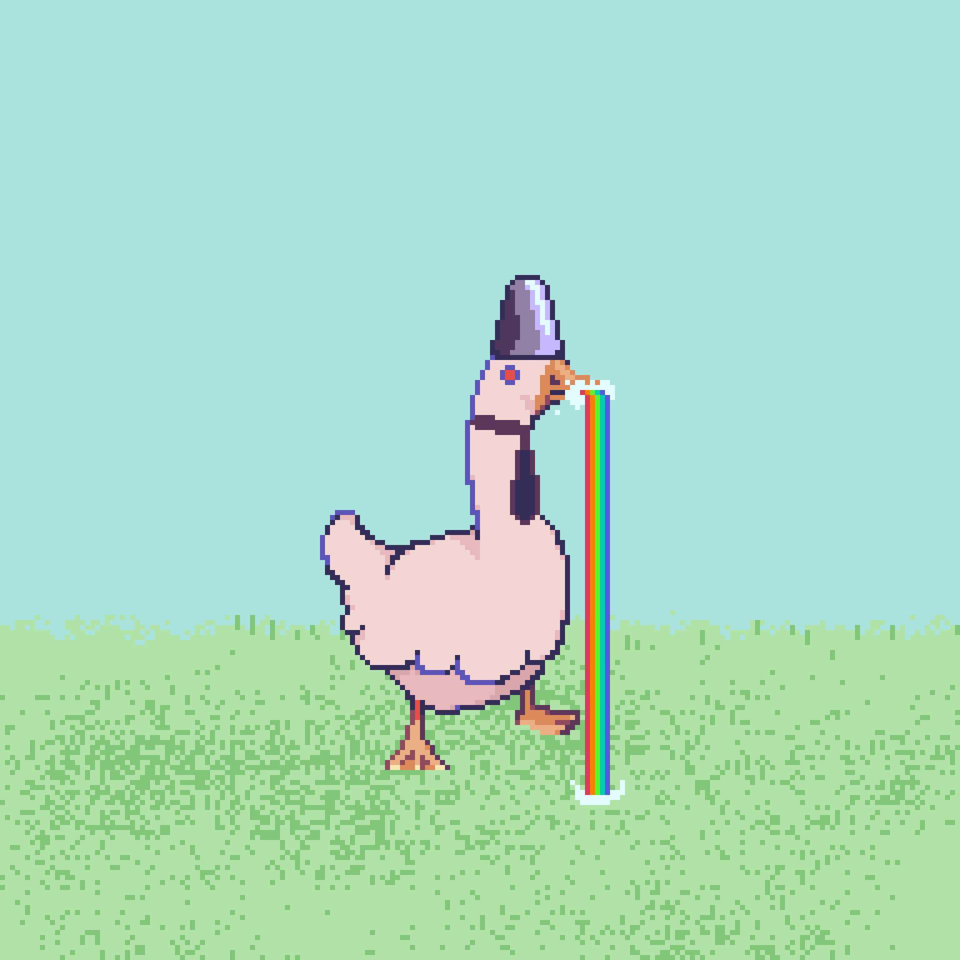 Pixel Duck #5 static token preview