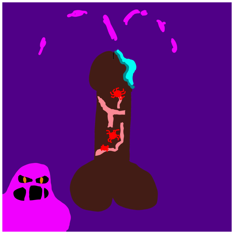 Decayed Dickgenerative Art #22 static token preview