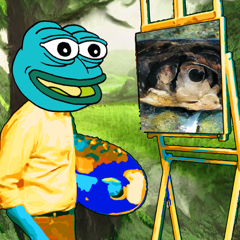 Pepe Ross goes AI #12 static token preview