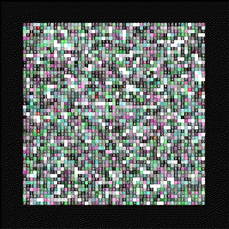 [ascii.dreams.1] #16 static token preview