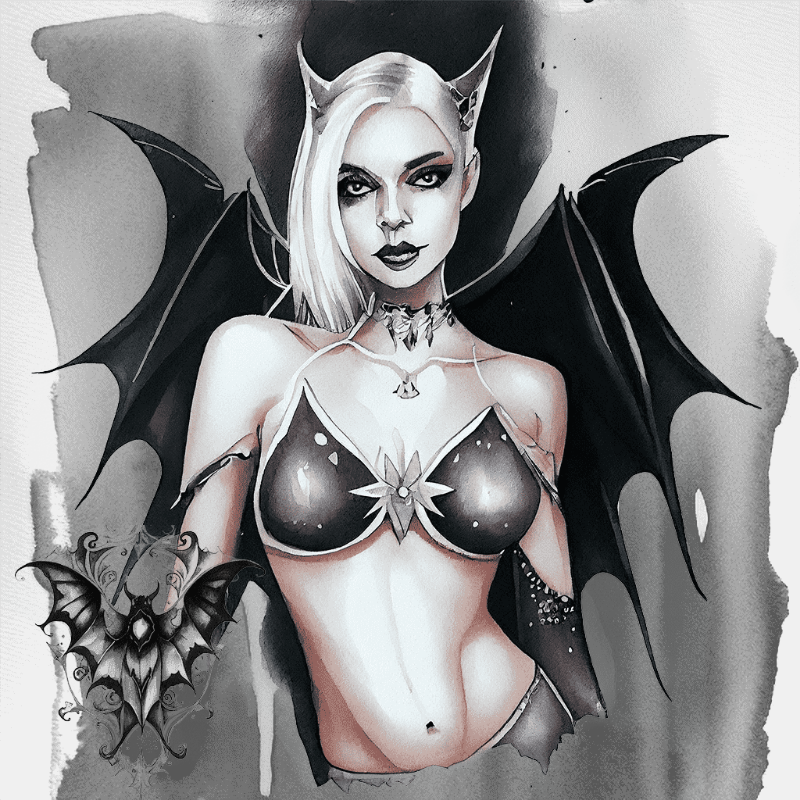 Bat Girl #4 static token preview