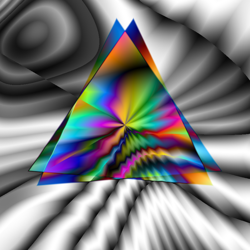 Colorful Triangles #2 static token preview