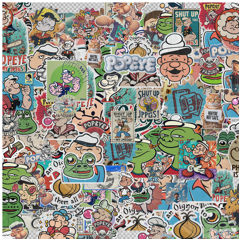 Sticker addict: PEPEYE #13 static token preview