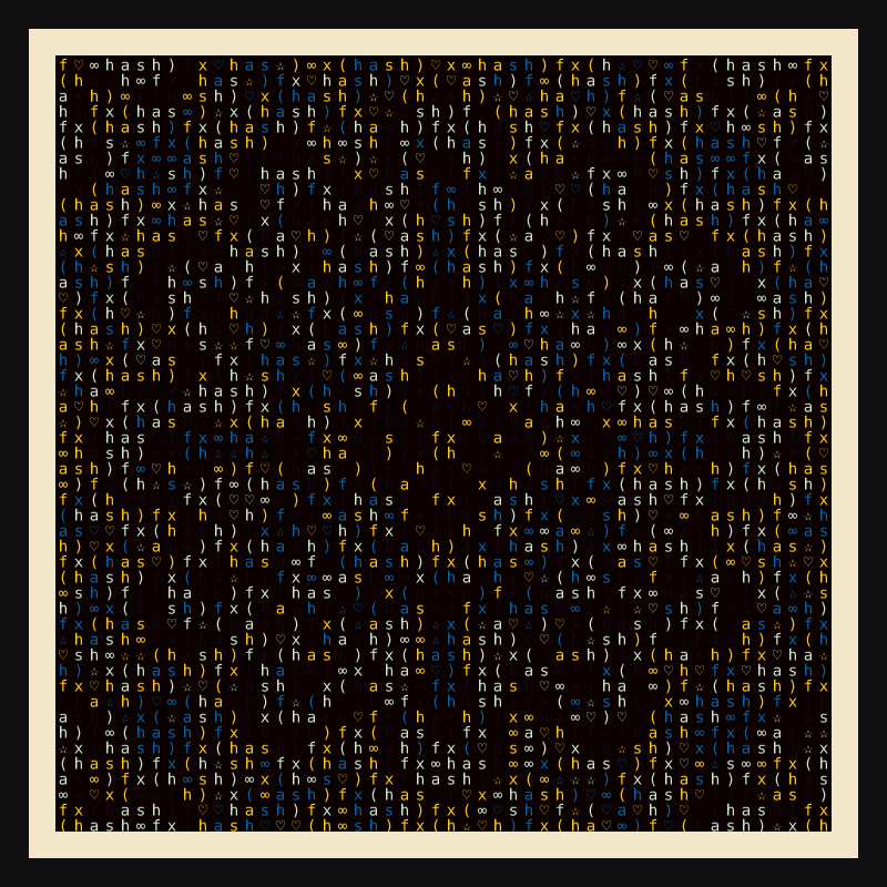 not-so-hidden messages #19 static token preview