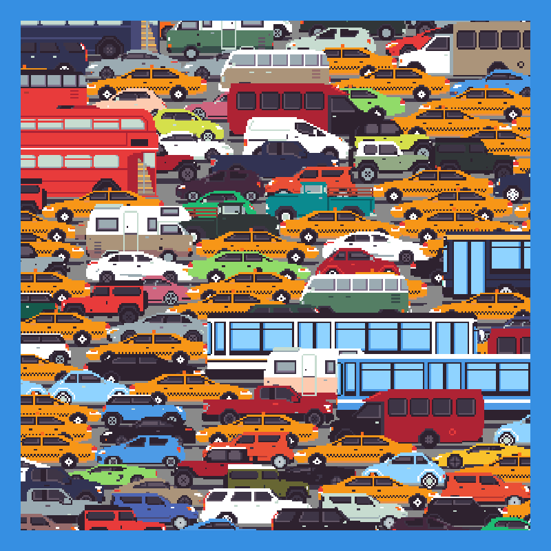 Traffic Jam #25 static token preview