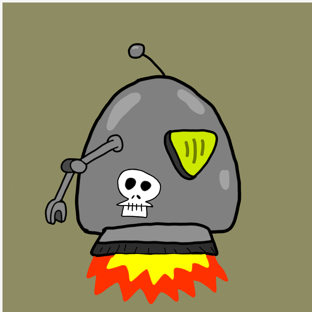 Evil Robots #72 static token preview