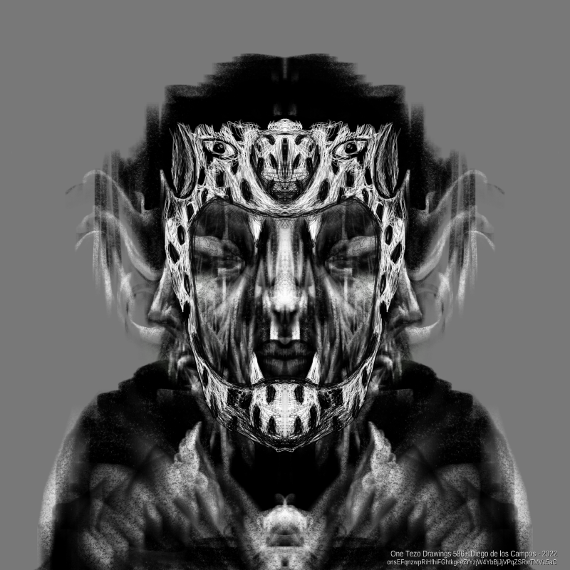 One Tezo Drawings_586+ #6 static token preview