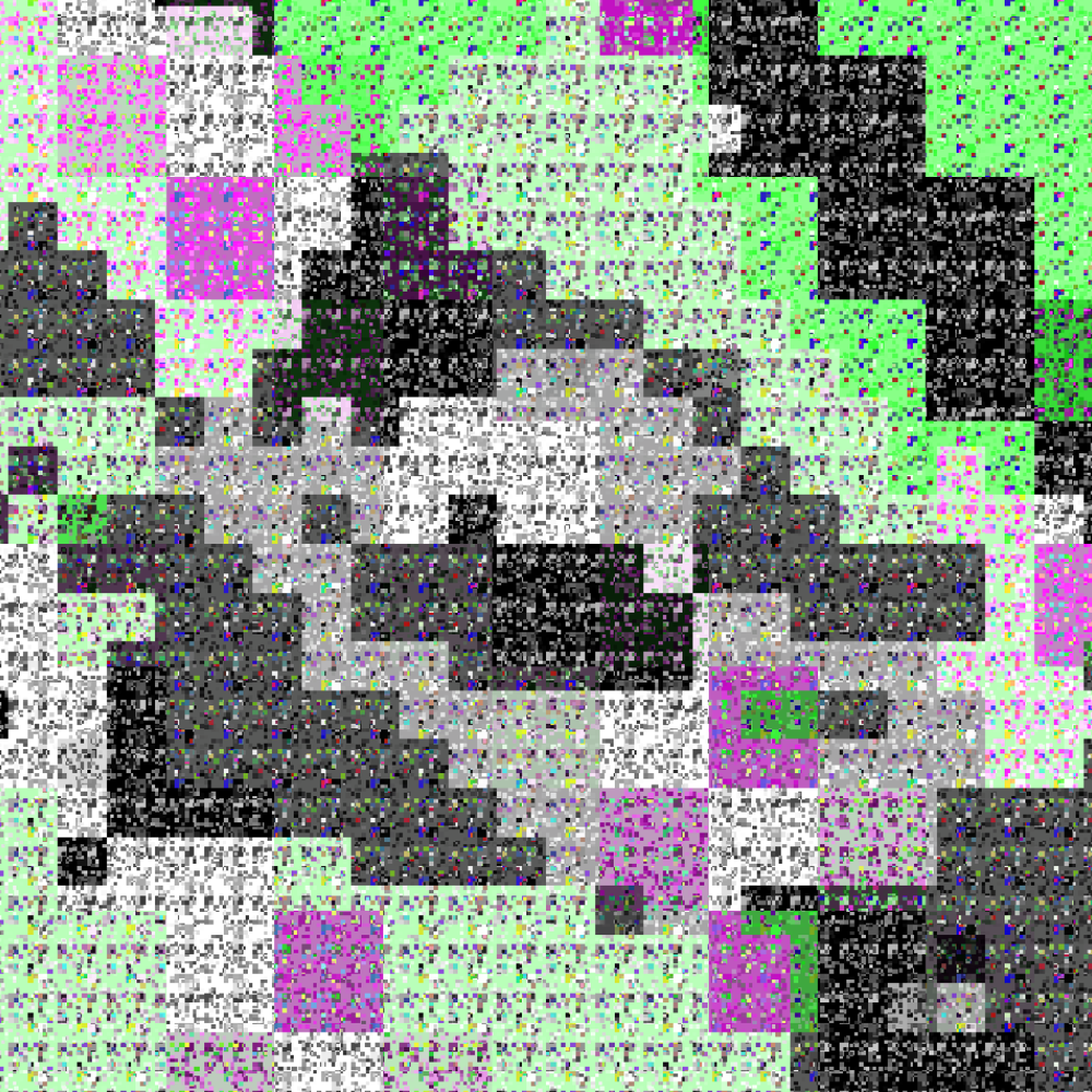 The Sight of Pixelated Land #4 static token preview