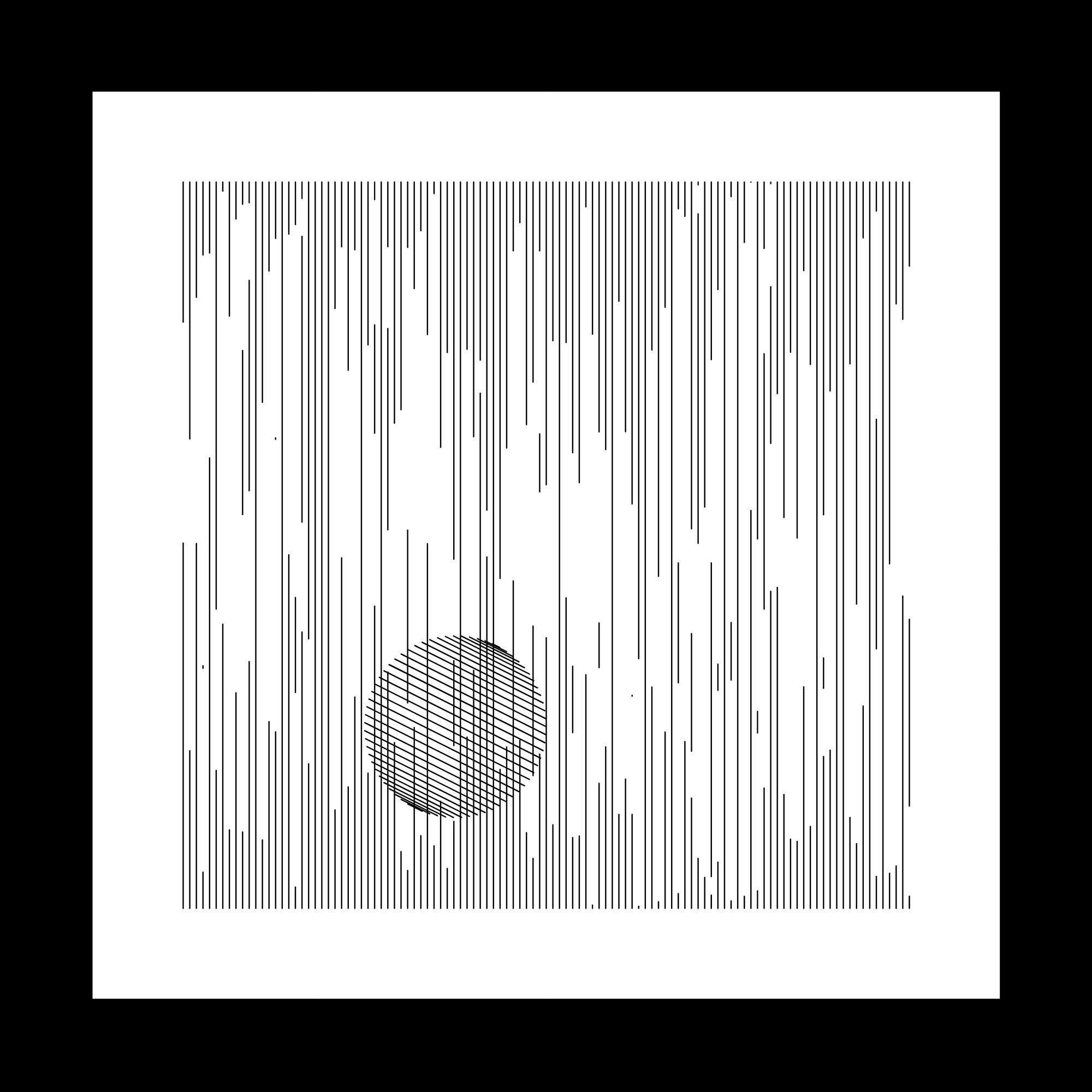 111 lignes verticales et un rond #3 static token preview