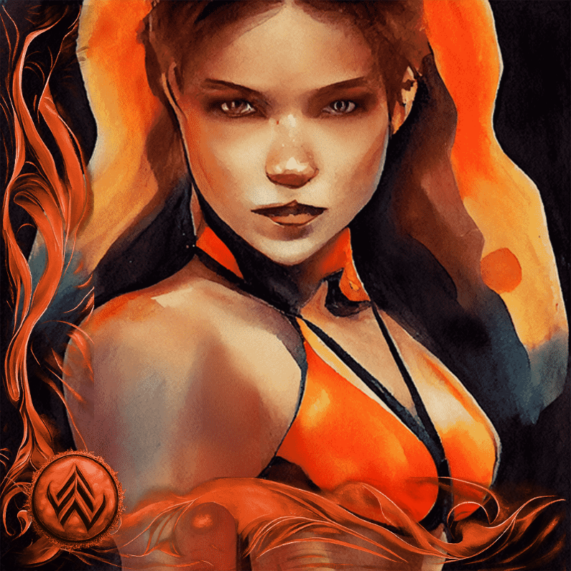 Leo Girl #2 static token preview