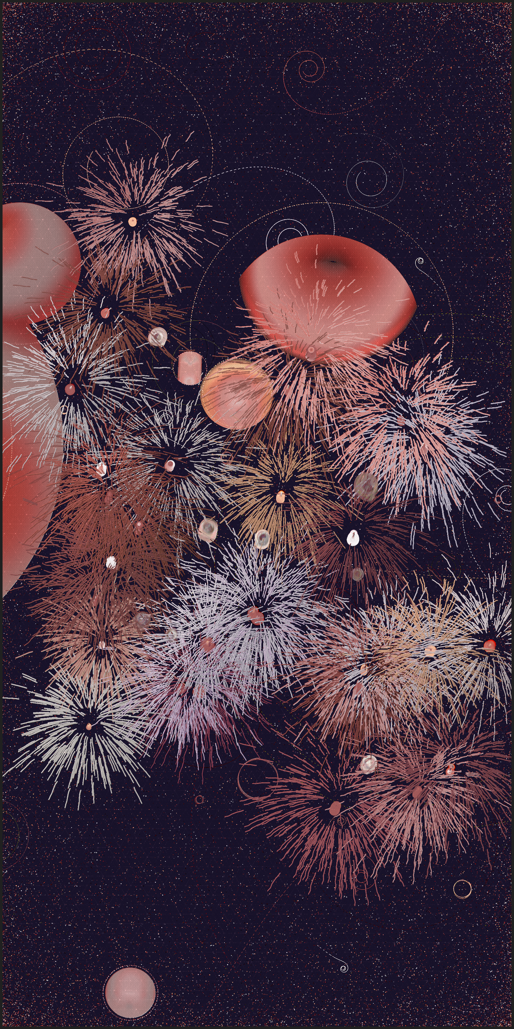 真夏の花火　Fireworks in Midsummer #24 static token preview