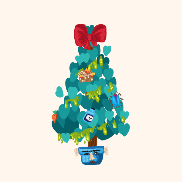 Creepy Christmas Tree For You! #5 static token preview