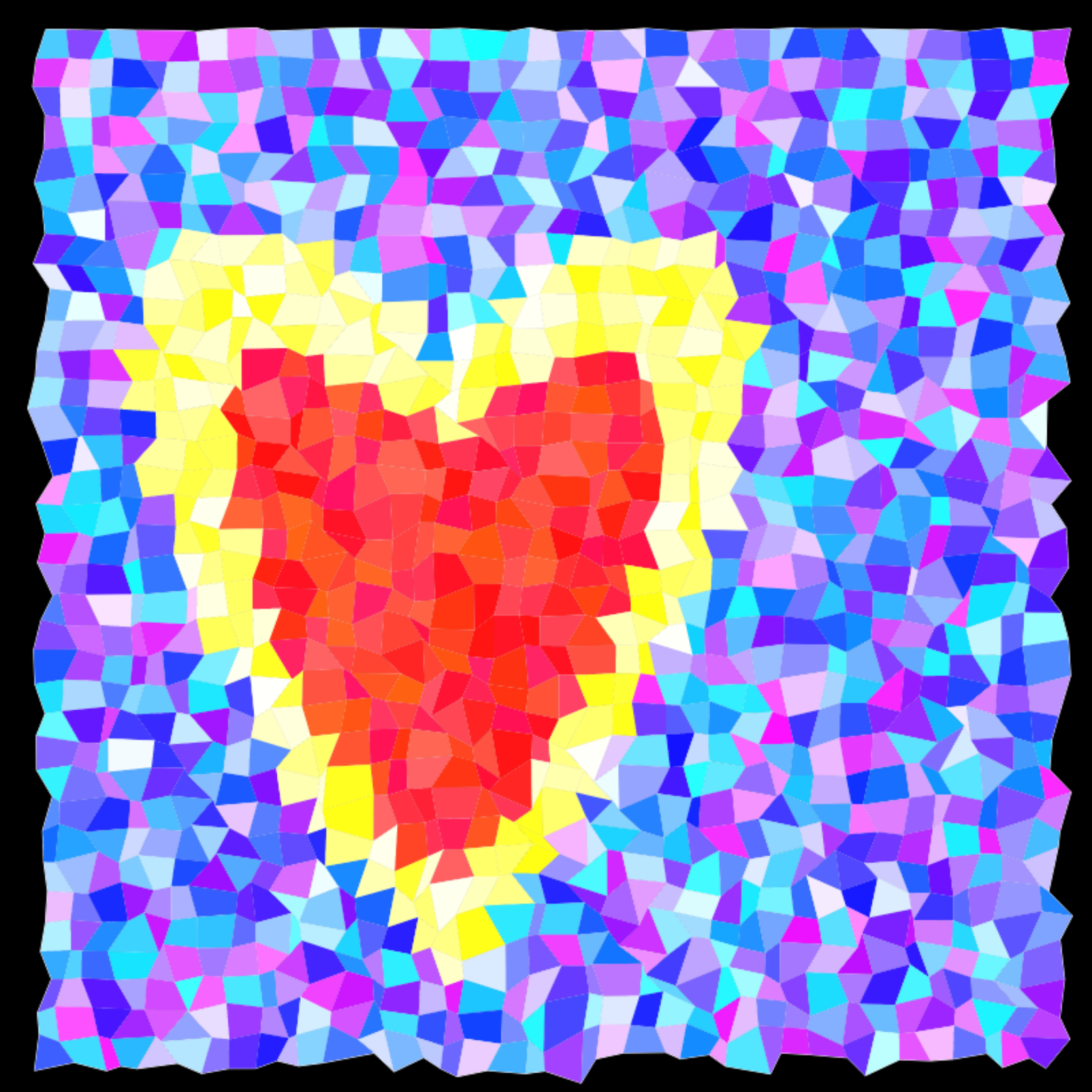 Heart mosaic #8 static token preview