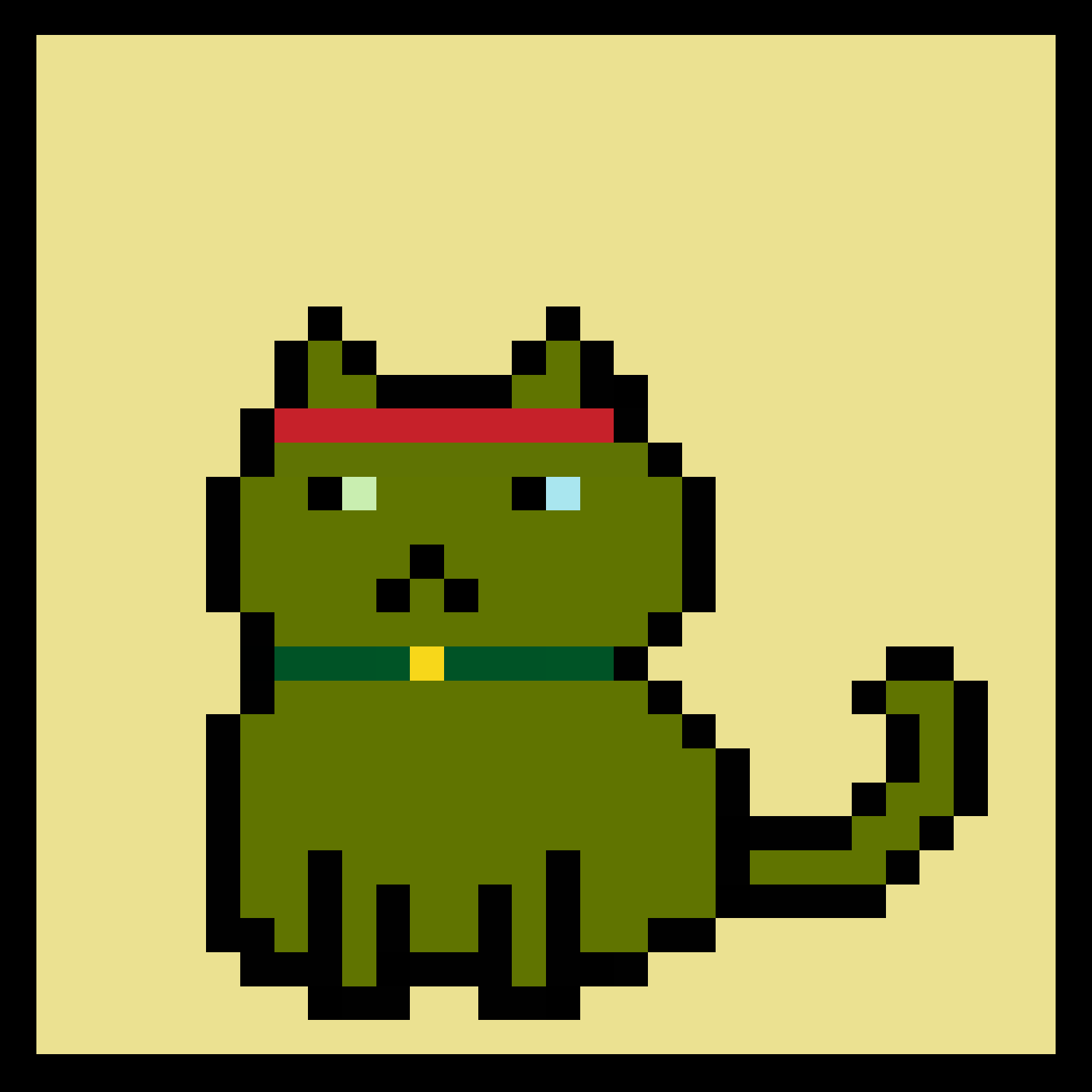 Lazy Kitties #5 static token preview