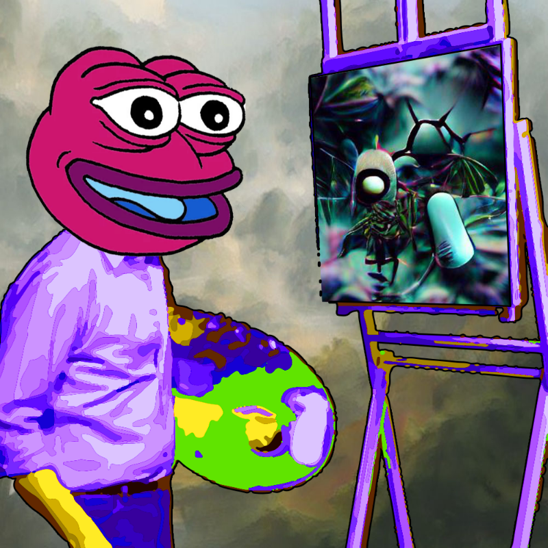 Pepe Ross goes AI #9 static token preview