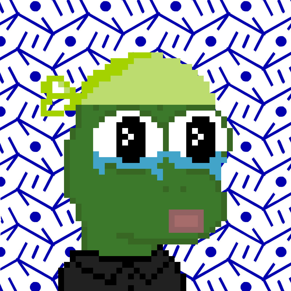 LITTLE PEPE CLUB (fxhash 1.0 batch) #21 static token preview