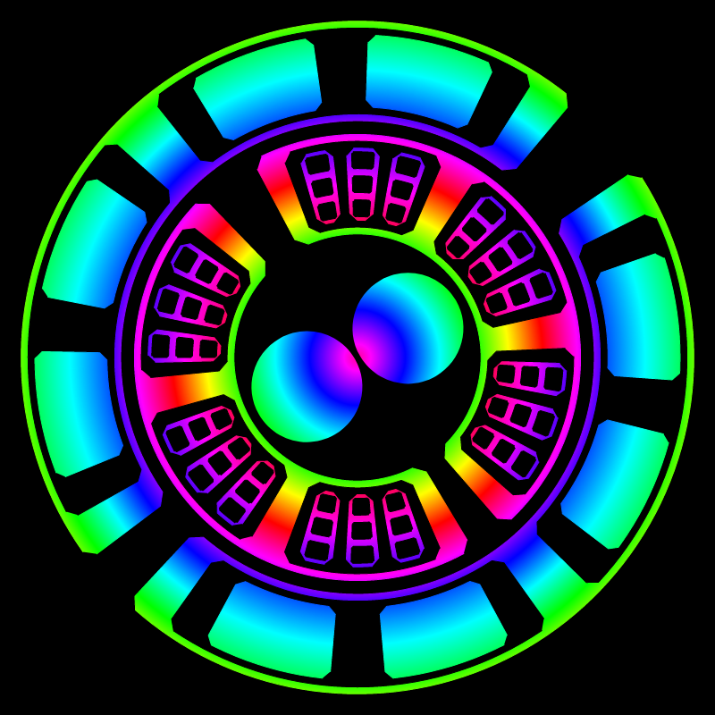 Prime Numbers Clock #6 static token preview