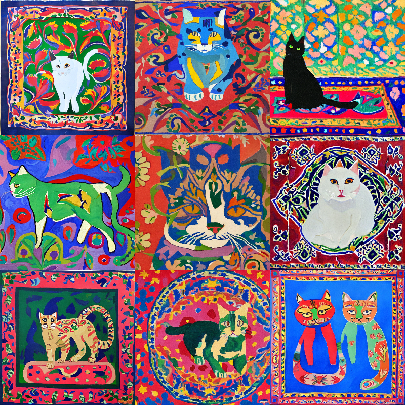 99 Patchworks of 9 Lives #30 static token preview