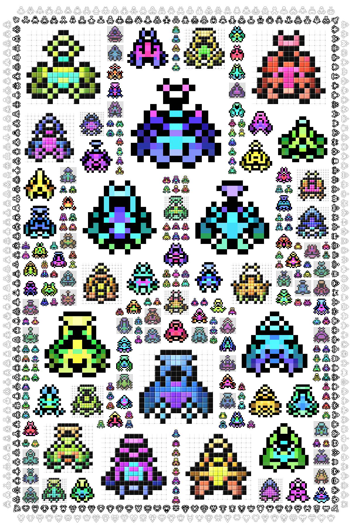 Pixel Spaceships #25 static token preview