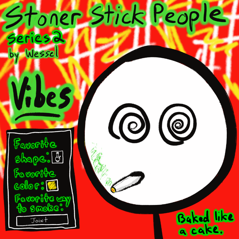 Stoner Stick People Series 2 #2 static token preview