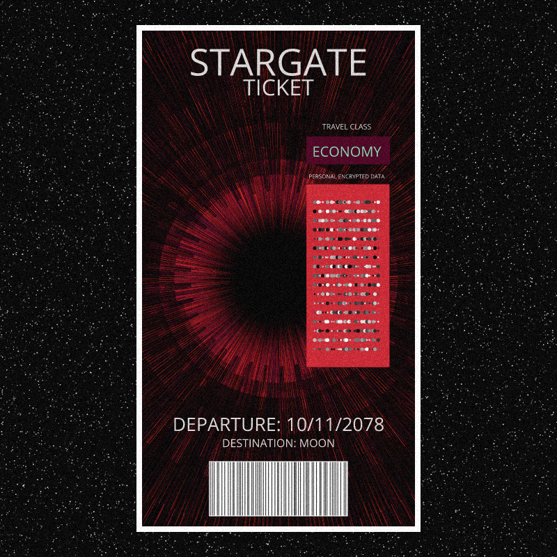 Stargate Ticket | Reboot #19 static token preview