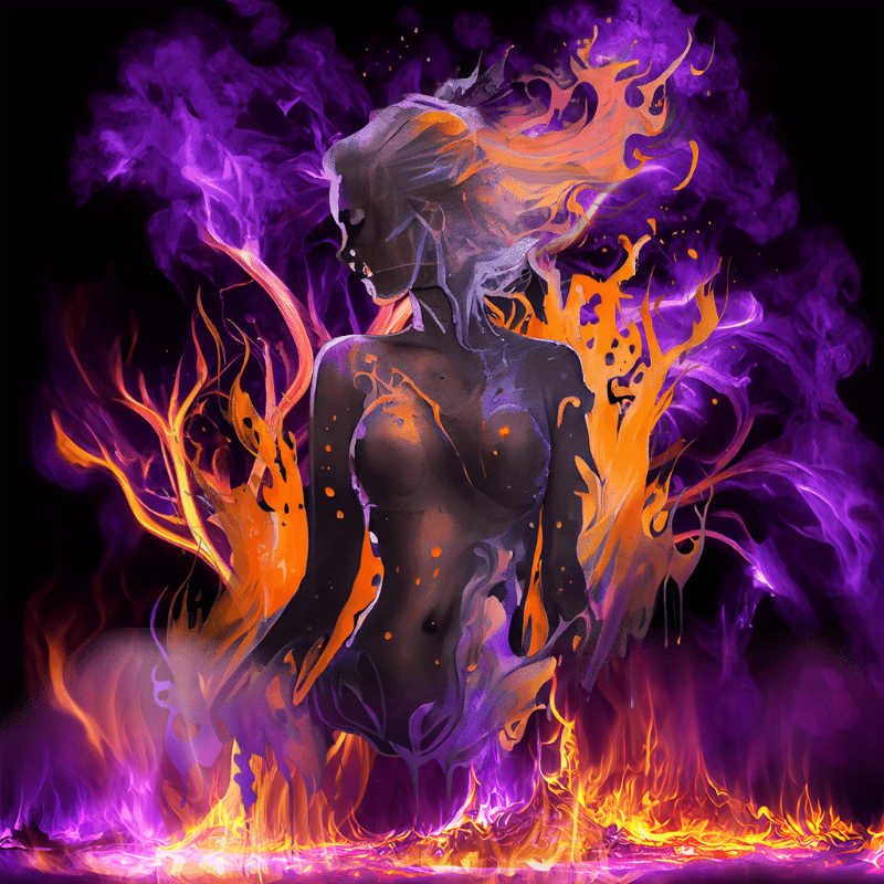 Purple Hestia #17 static token preview