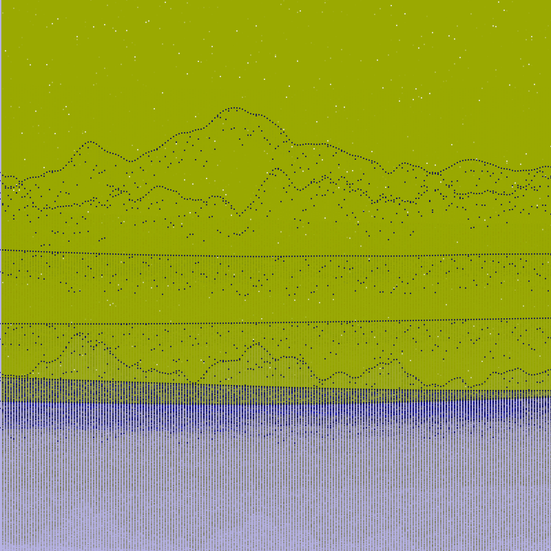 Glitched Mountains GT #74 static token preview