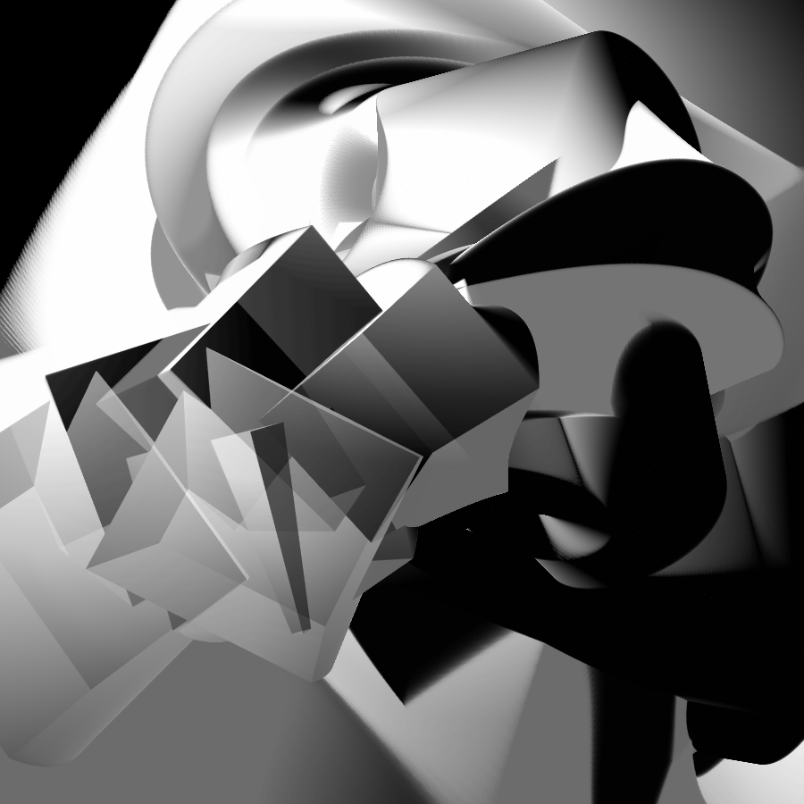 Transparent Evolving Sculpture #23 static token preview