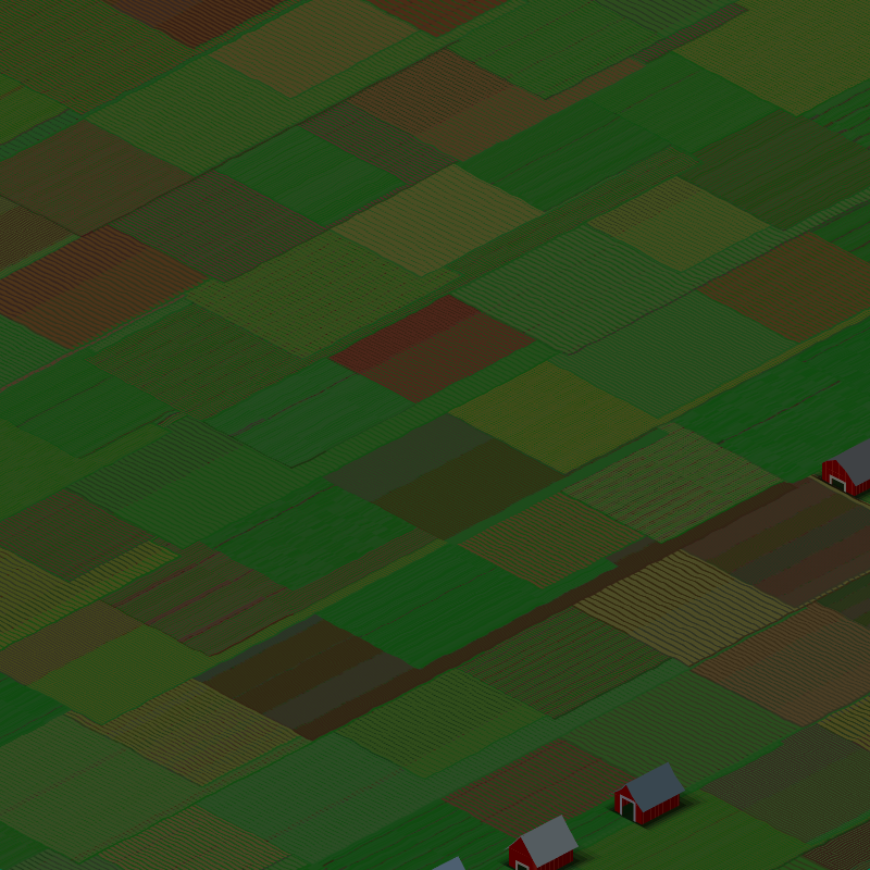 RED FARMS IN A QUIET COUNTY #9 static token preview