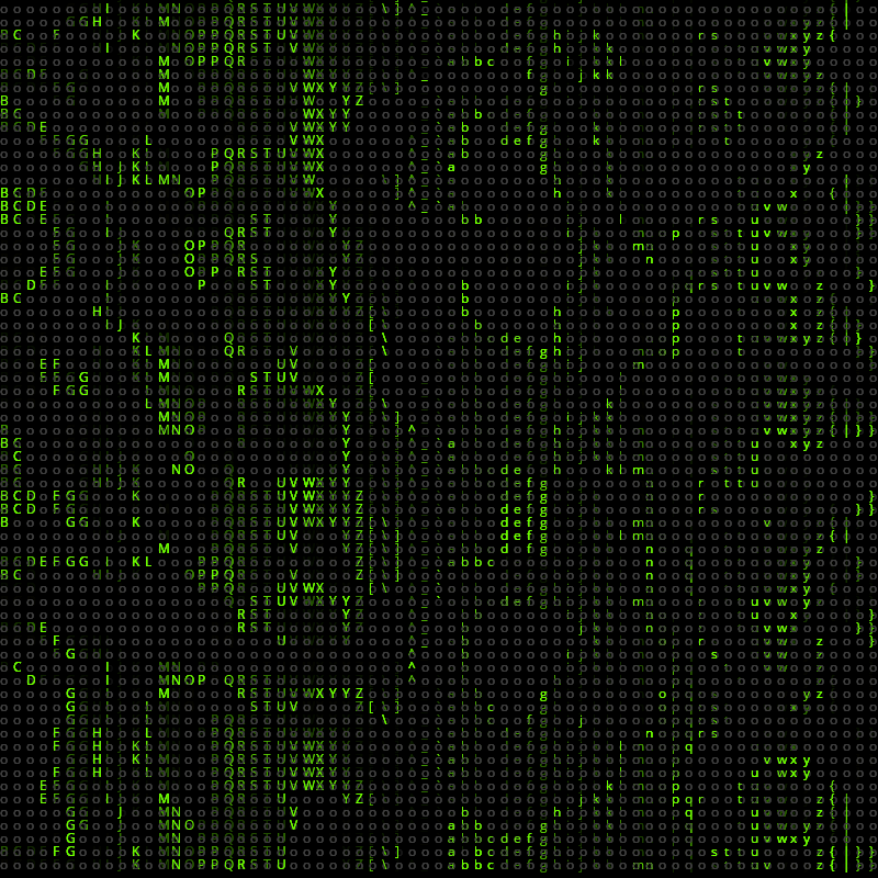 Ascii Noise #7 static token preview