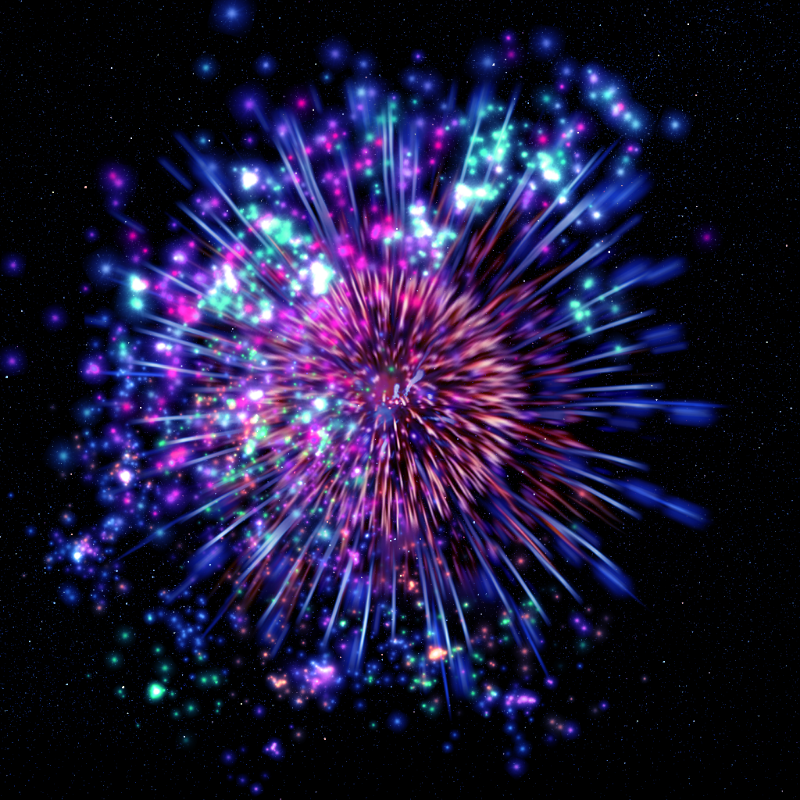 Crazy Fireworks #3 static token preview