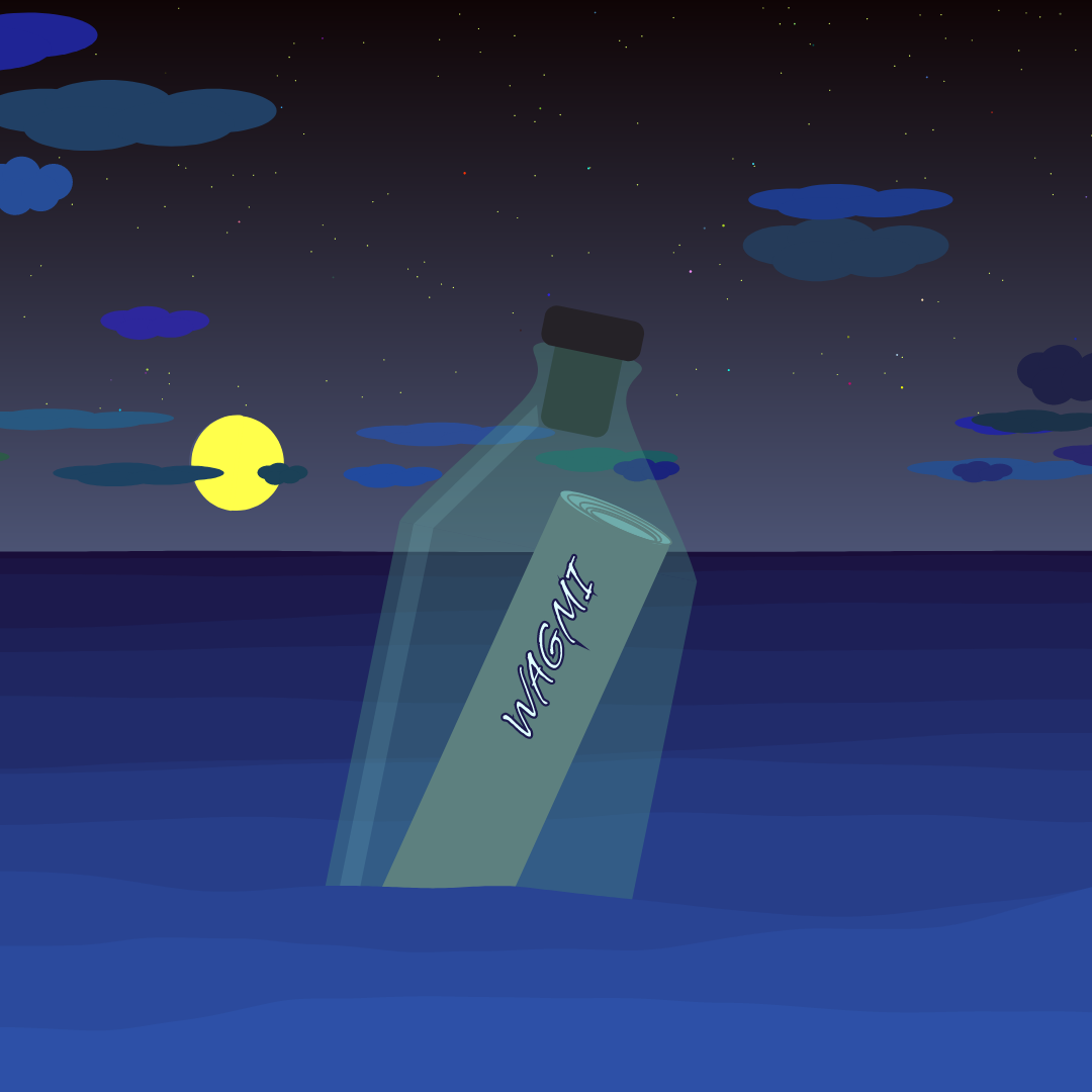 message in the bottle #23 static token preview