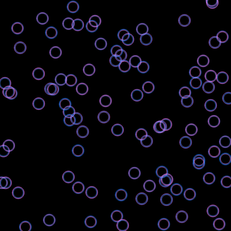 Bouncing circles #21 static token preview