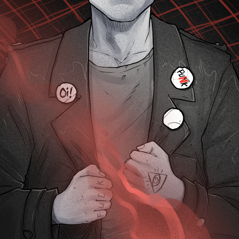 PUNX NOT DEAD #17 static token preview