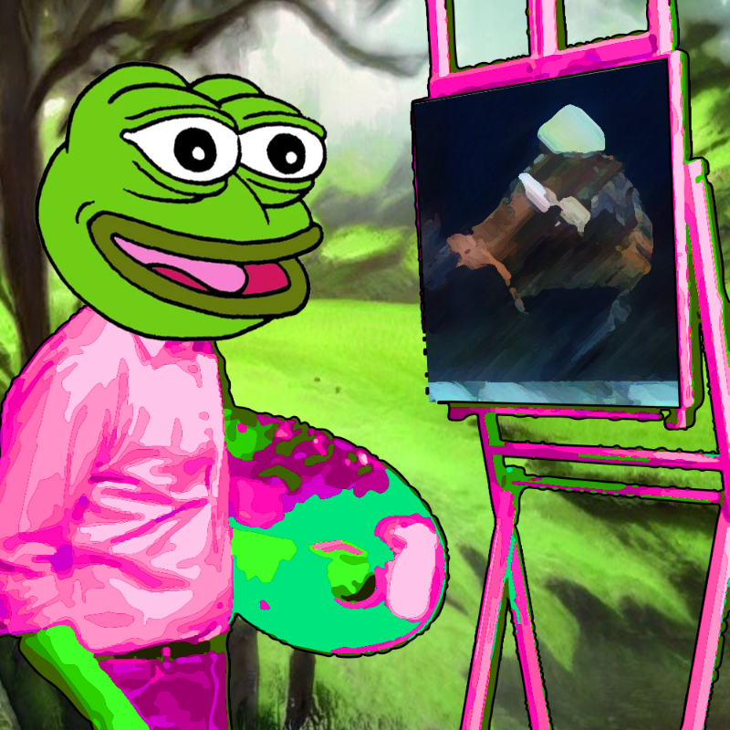Pepe Ross goes AI #24 static token preview