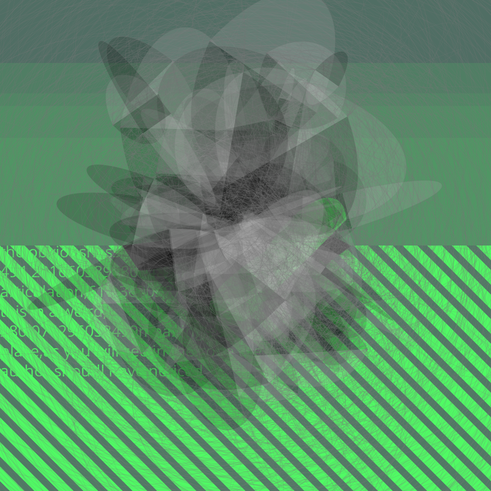 Generative composition: object in space #1 static token preview