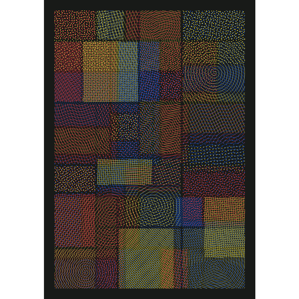 Pattern Grid Chaos #6 static token preview