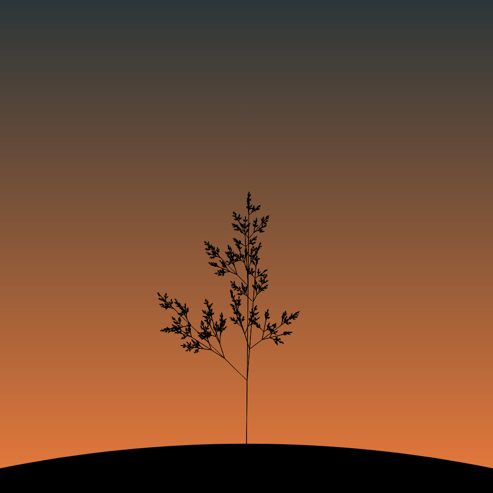 Fractal-Lsystem Tree #6 static token preview