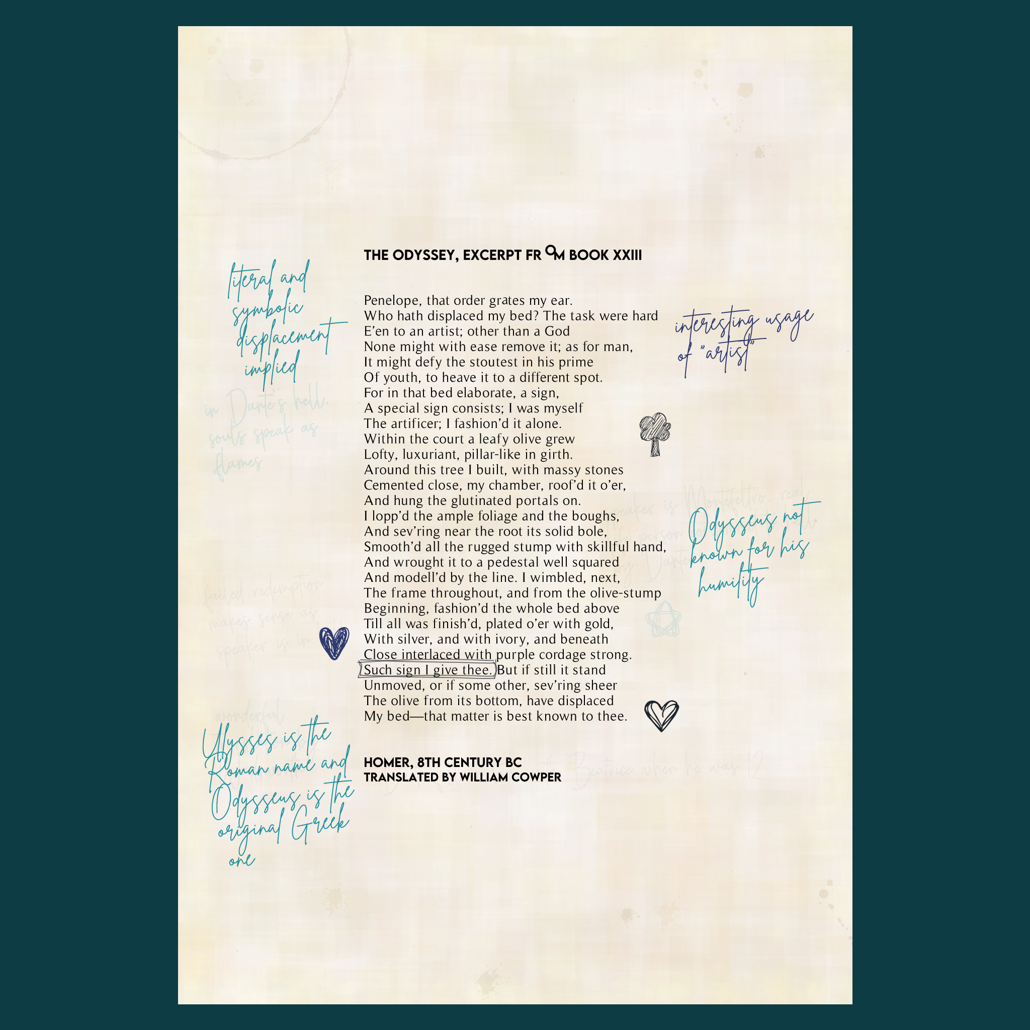 Poems in the Public Domain #111 static token preview