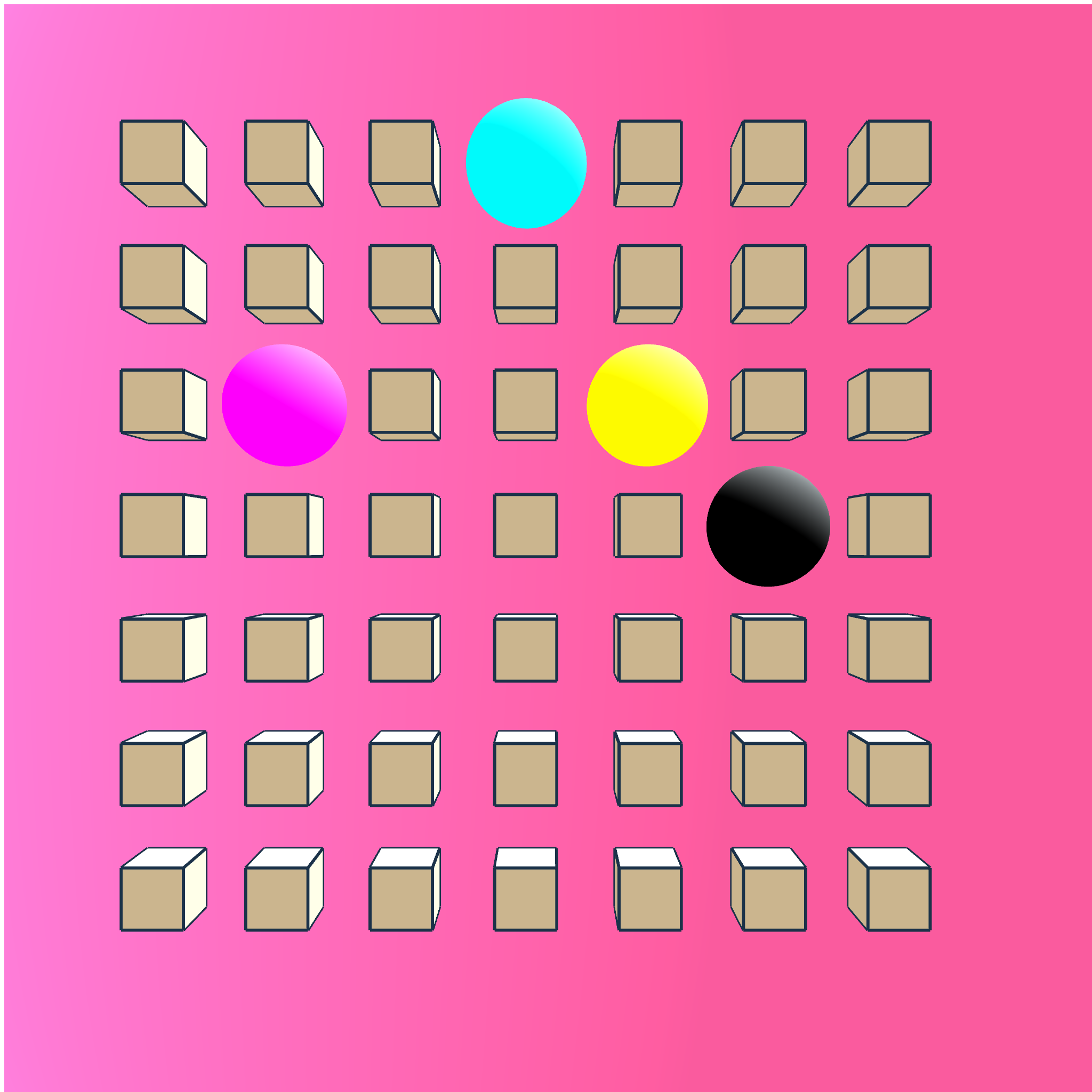 Cyan Magenta Yellow blacK #4 static token preview