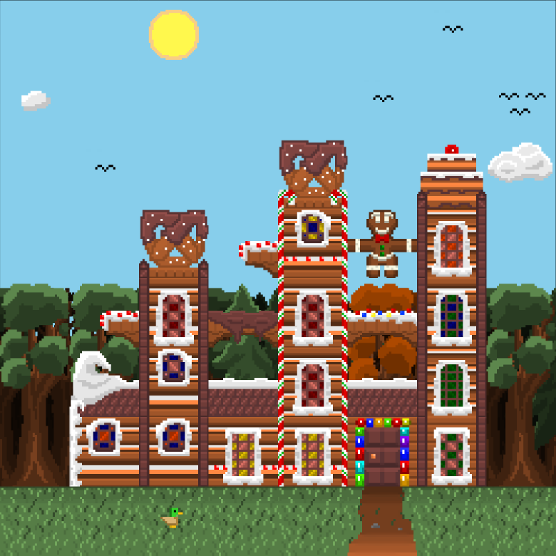 2D Mansion Candy House #22 static token preview