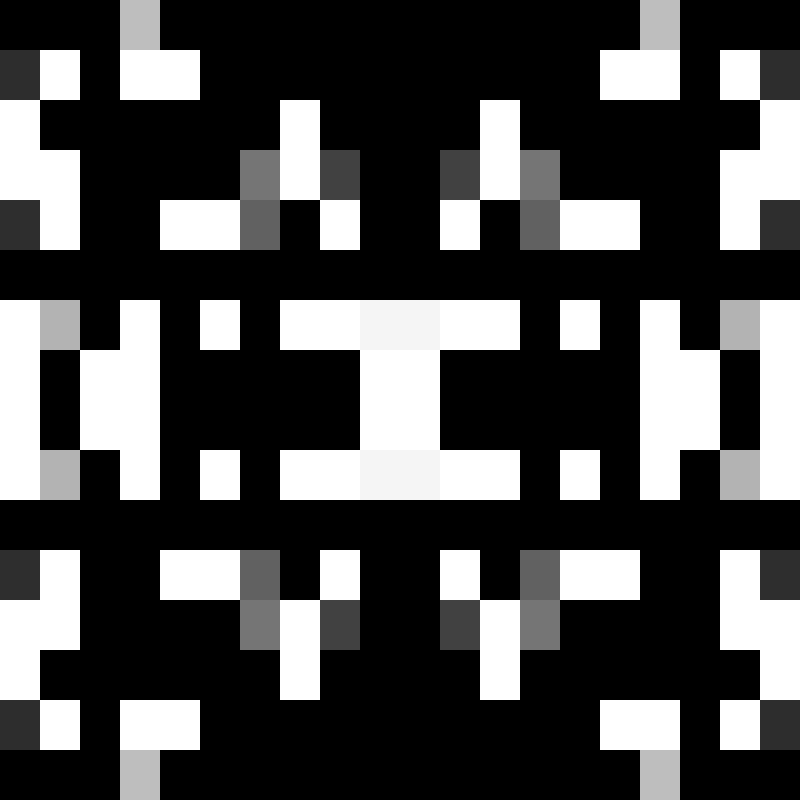 QR Glyphs Invaders #12 static token preview