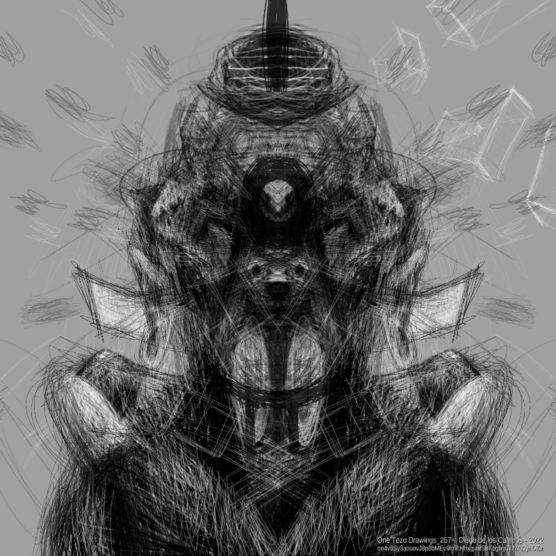 One Tezo Drawings_257+ #22 static token preview