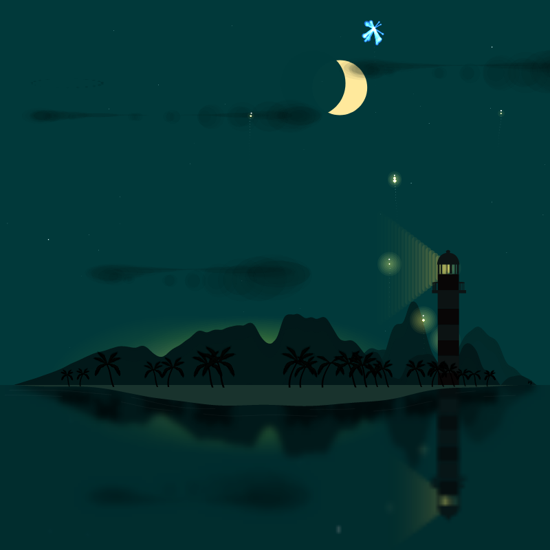 Fireworks Island #13 static token preview
