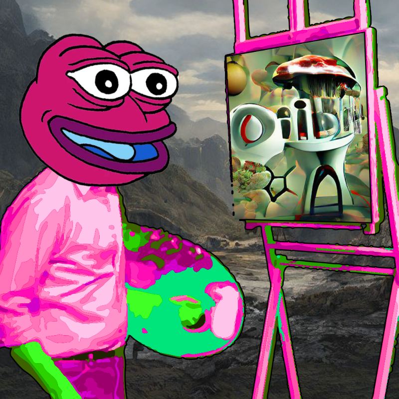 Pepe Ross goes AI #8 static token preview