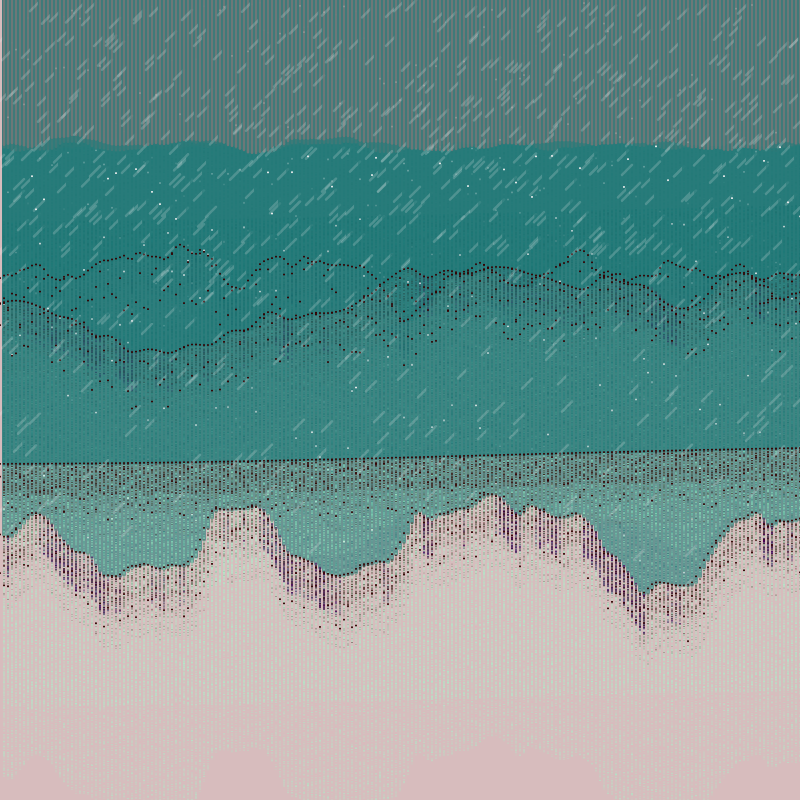 Glitched Mountains GT #17 static token preview